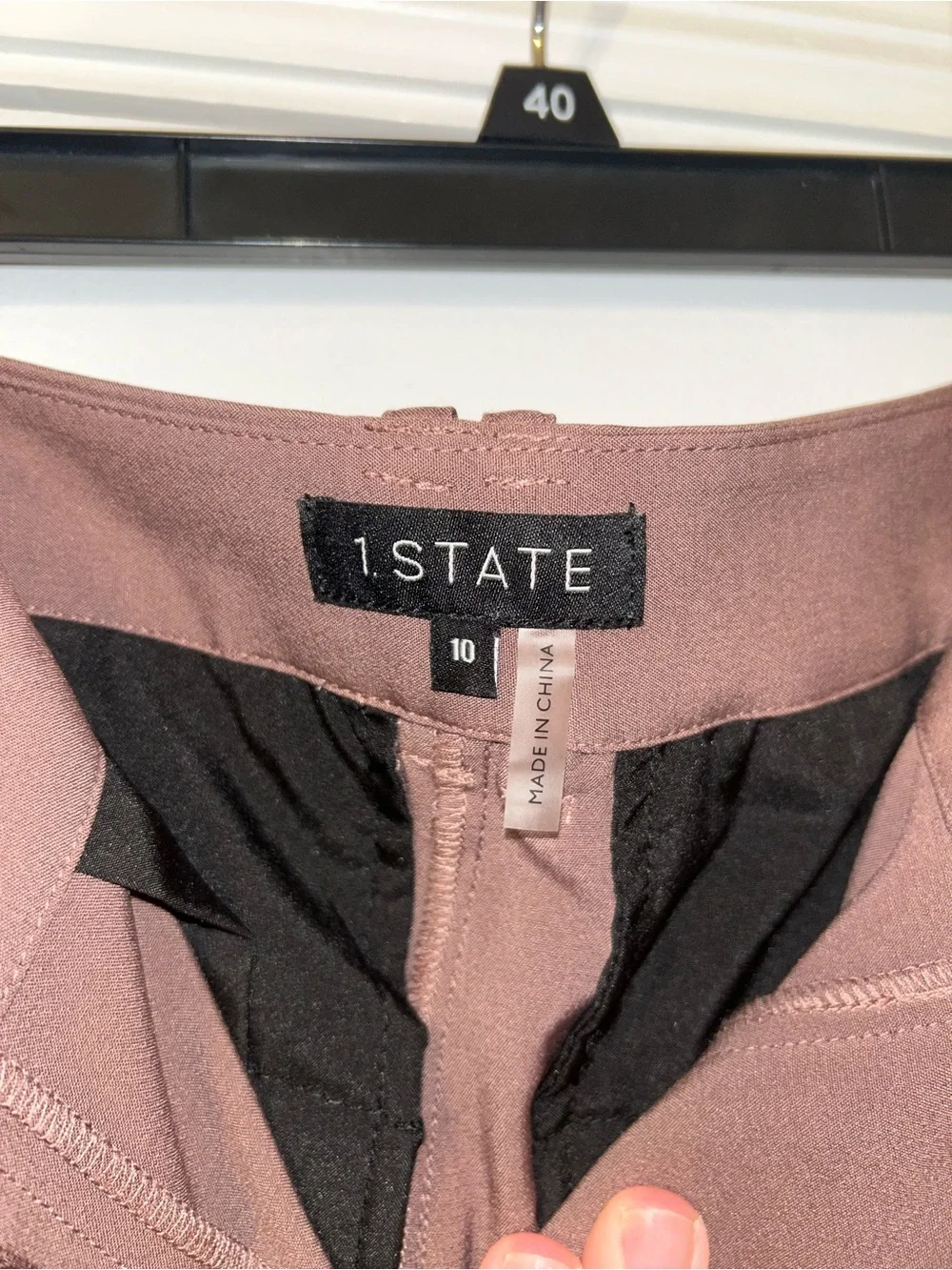 1.STATE Wide Leg Trouser Pants – NWT – Size 10 – mauve